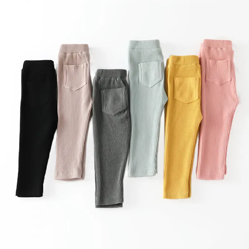 Solid Color Plus Velvet Padded Leggings for Boys
