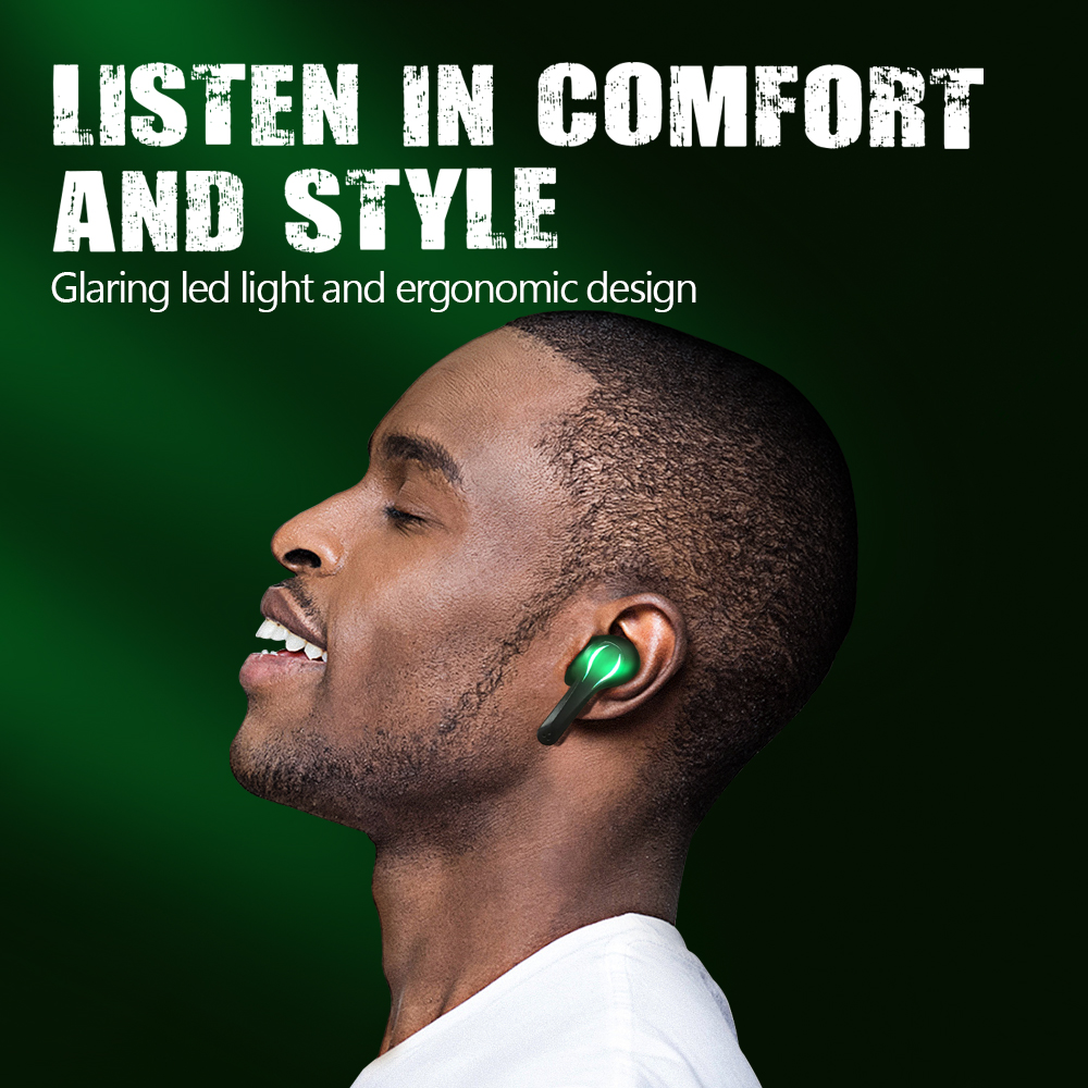 Wireless Bluetooth Headset Single And Dual Ear Mobile Game Low Latency - Image 2