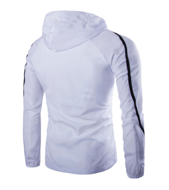 Men's Hooded Sun Protection Casual Long Sleeve Jacket