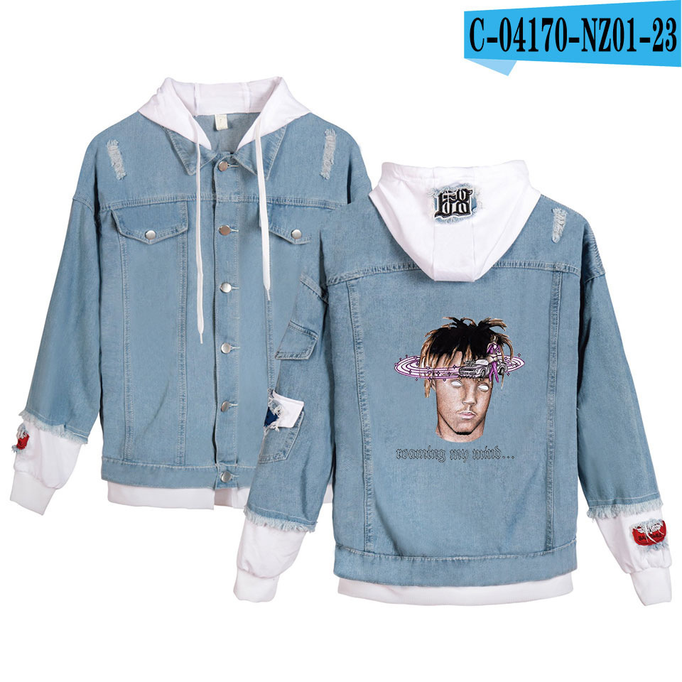 American Hip-Hop Male Singer Fashionable Denim Jacket