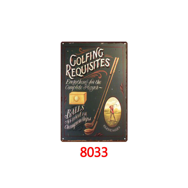 Retro Tin Painting Wall Sign