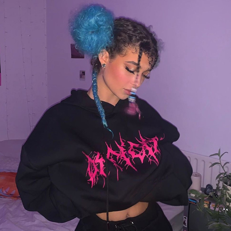 European And American Street Style Printed Hoodie