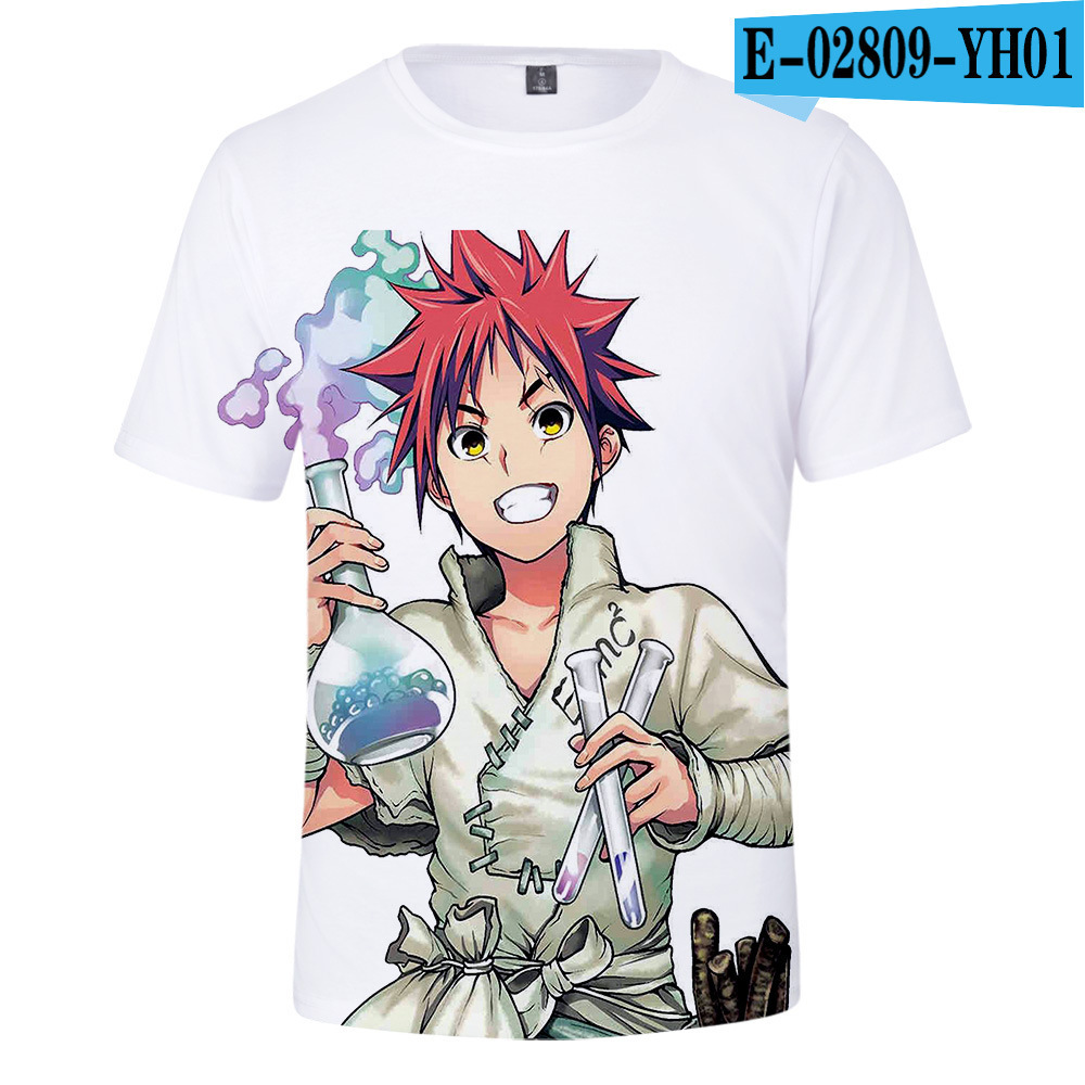 Cartoon Cross Border 3D Digital Trend Short Sleeve T-shirt