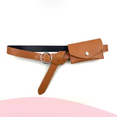Fashion All-Match Belt Female Ins Wind Waist Bag - Camel - View 1