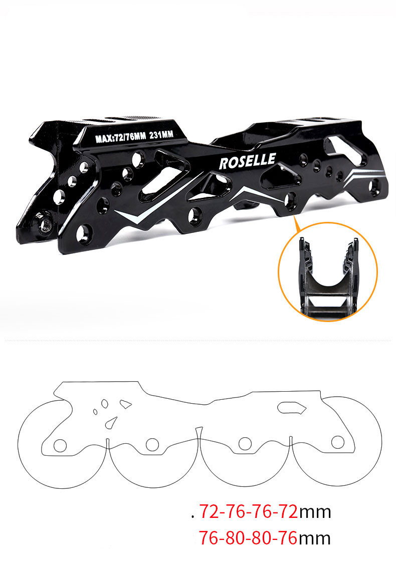 Adult Inline Roller Dkating Beginner Fancy Flat Shoes — foto 3