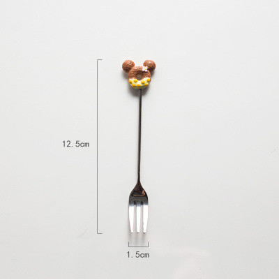 Yellow Cartoon Fork