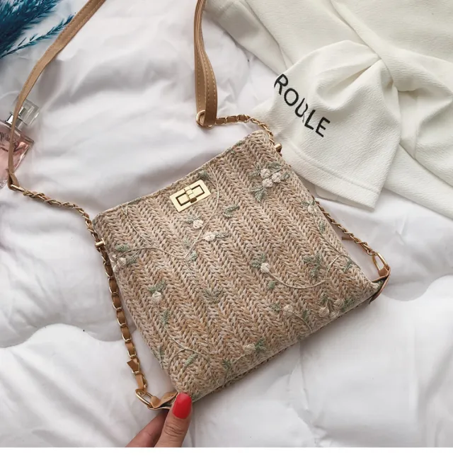 New Korean Edition INS Single Shoulder Package Is Sweet Girl Khaki - Shop at LoveMi