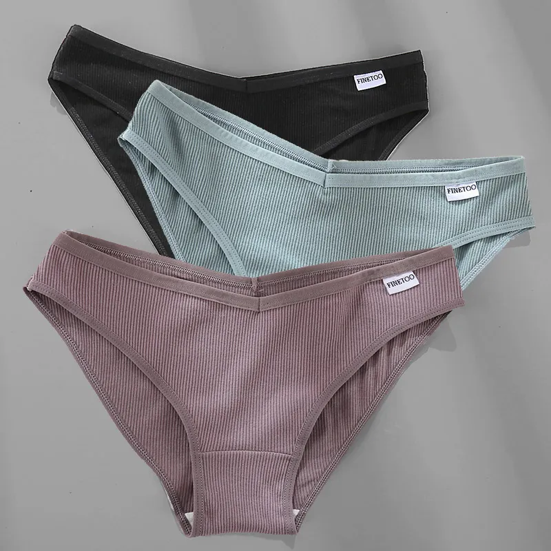 M-4XL Cotton Panties Female Underwear Sexy Women Briefs - 4 Set-Xl