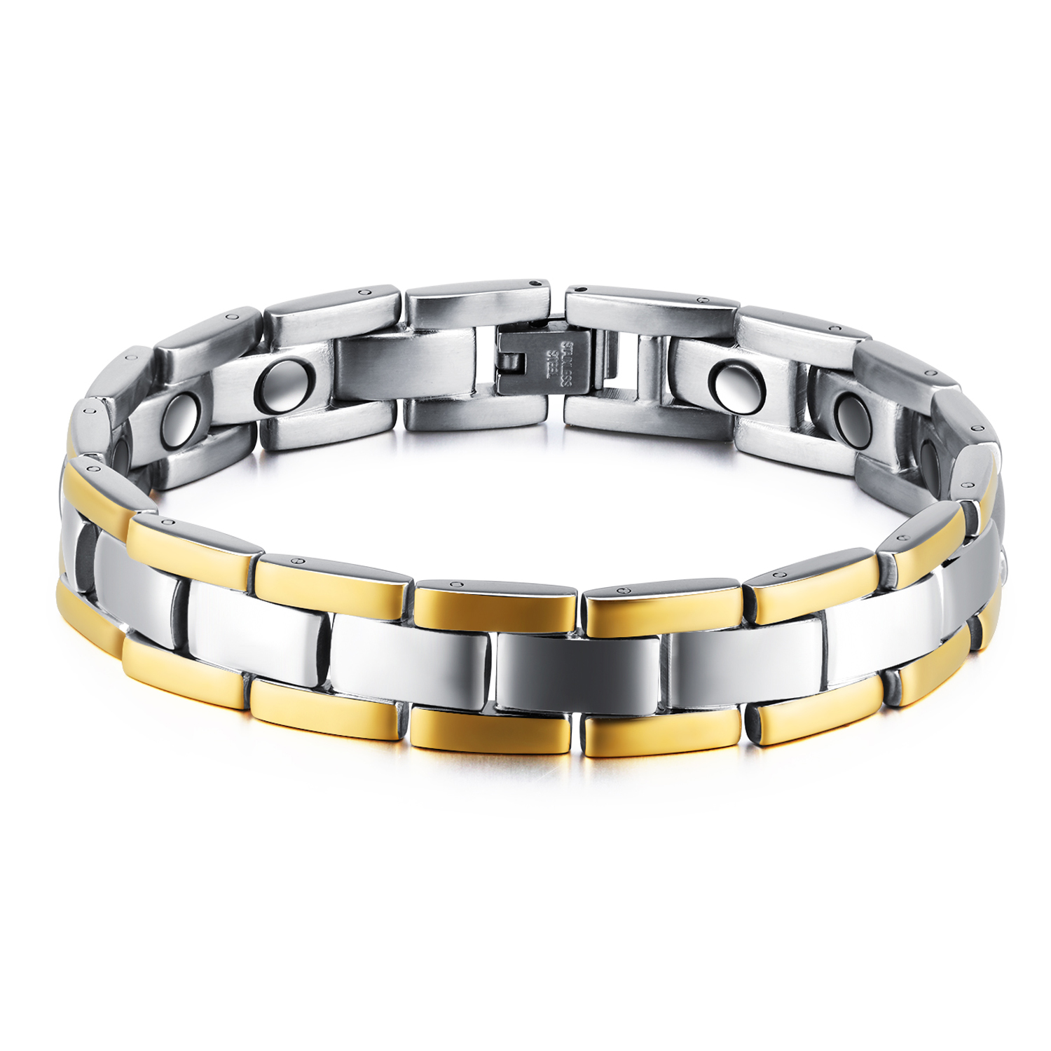 Fashion Titanium Steel Bracelet Fashion Room Gold Magnet Bracelet N874