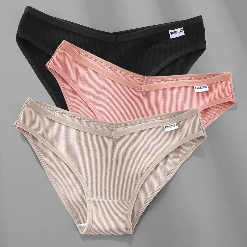 M-4XL Cotton Panties Female Underwear Sexy Women Briefs - 12 Set-M