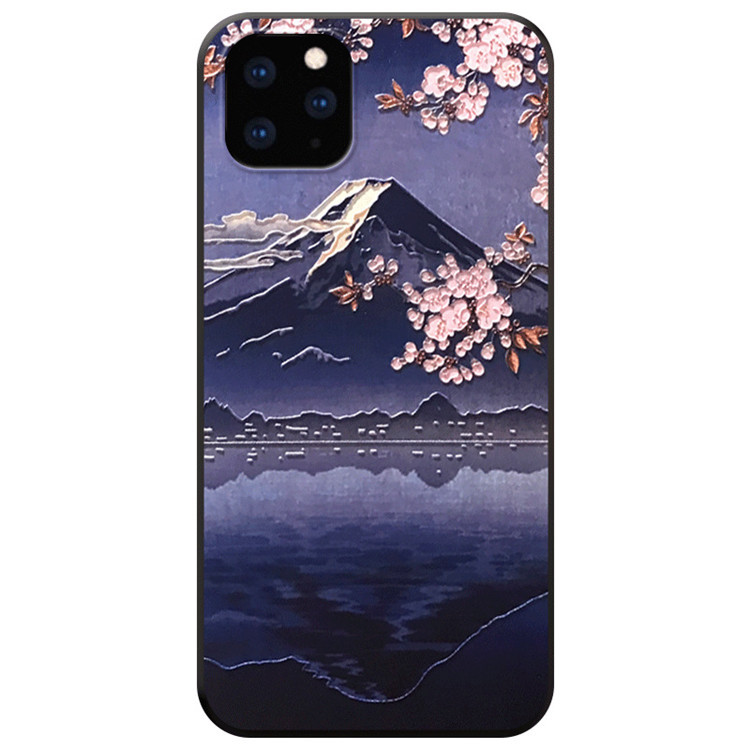 Funda personalizada anti caída con relieve carpa año nuevo para iPhone 11