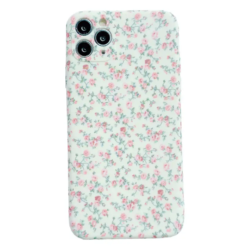 Compatible with , Creativity Phone Case Frosted Floral Butterfly Phone Case