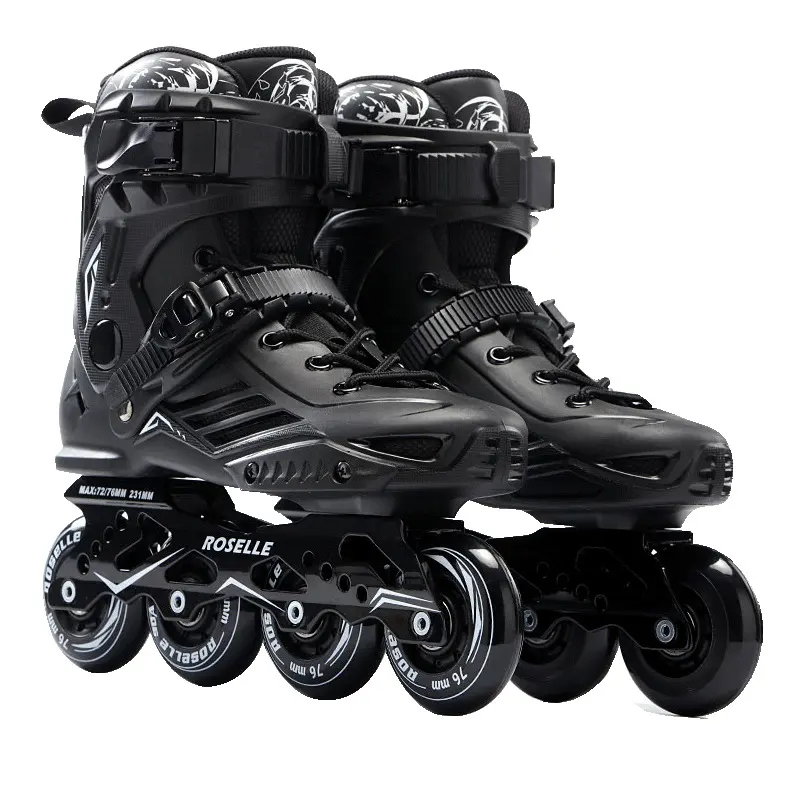 Adult Inline Roller Dkating Beginner Fancy Flat Shoes