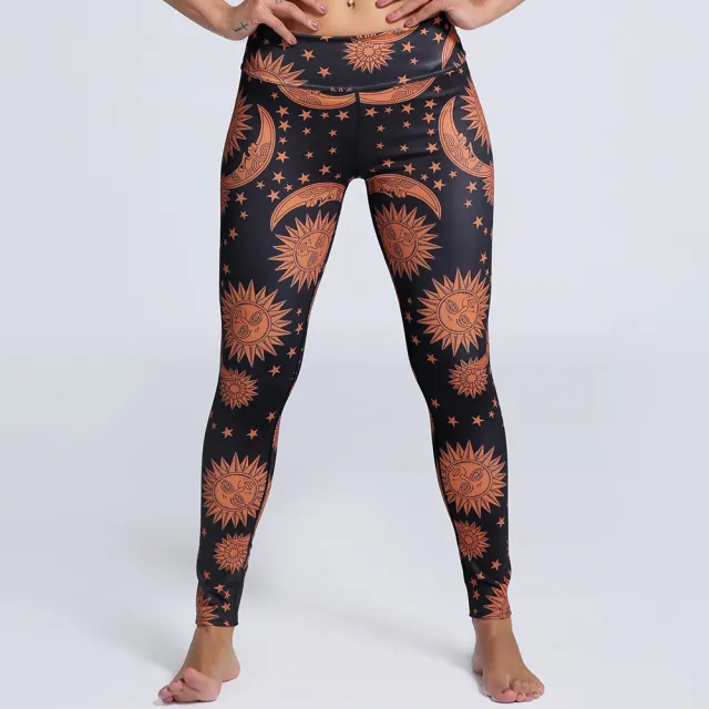 Outdoor Sports Digital Printing Stars And Moon Slim Yoga Leggings Tyyoga0123 Style - Shop at LoveMi