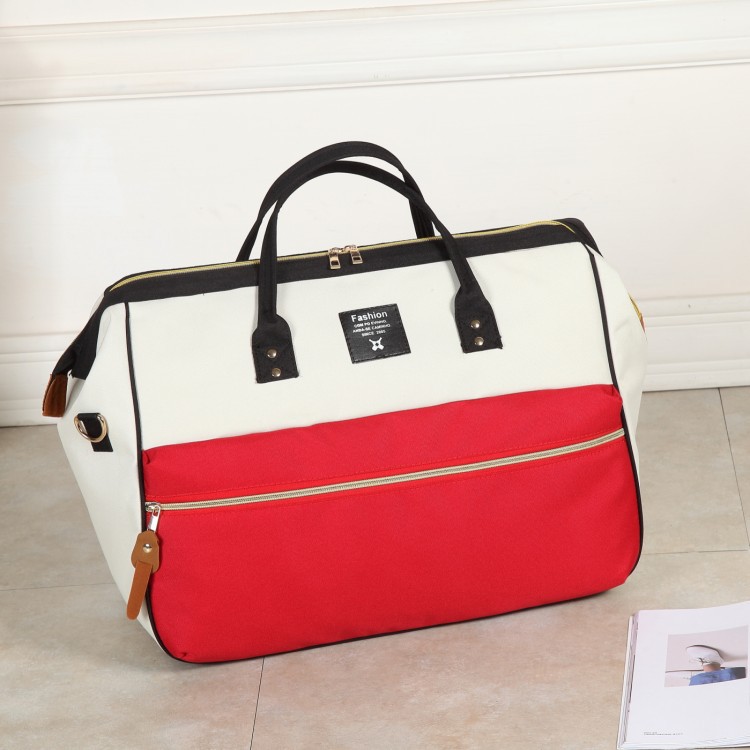 Hand Travel Bag Duffel Bag Female Business Travel Fitness Travel Bag Red - Shop at LoveMi