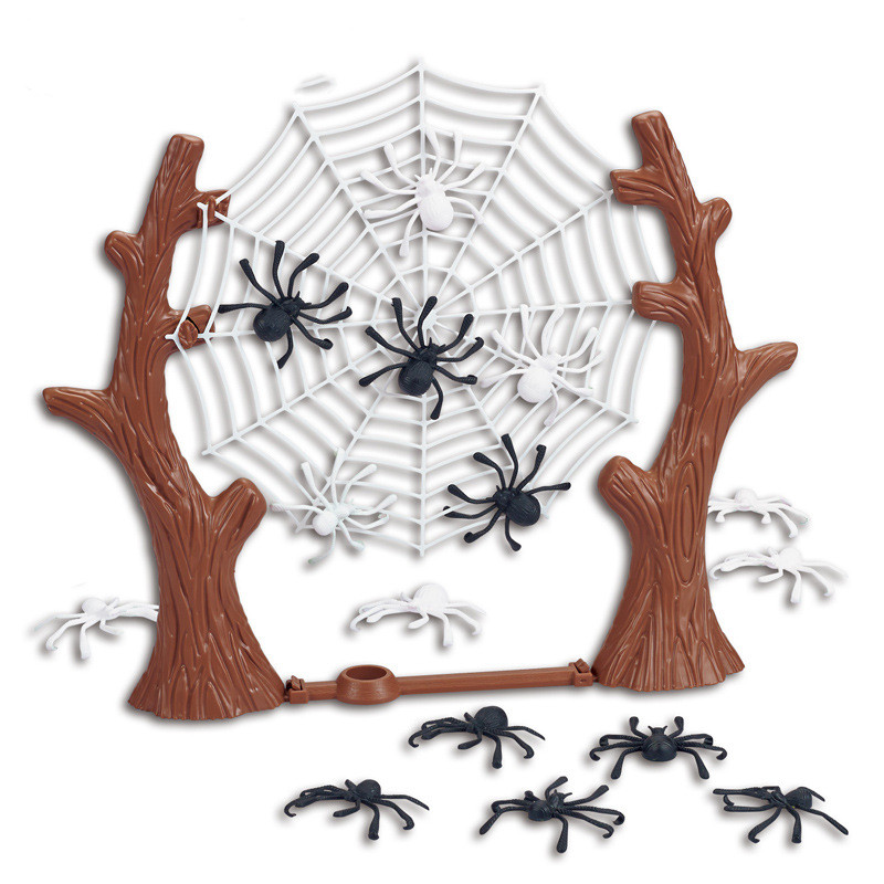 Children's Toy Catapult Spider Web, Spider Sticky Music, Bouncing Spider