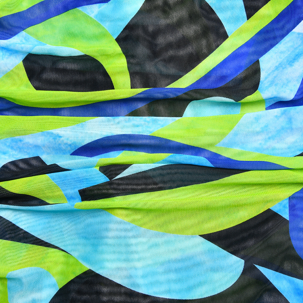 Women's Tie-dye Printed Oleated Short-sleeved Hollow Skirt