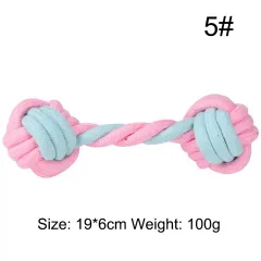 Pet Cotton Rope Knot Toy Combination Bite-Resistant Molar Dog Toy - 5 Style - View 1