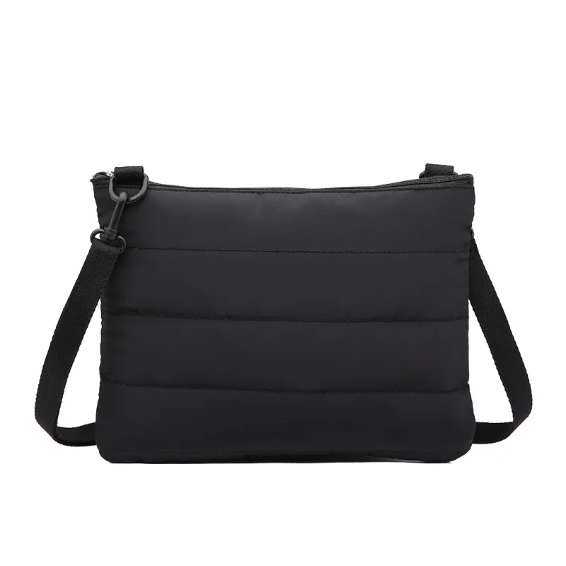 New Female Bag Korean Style Small Bag Fashion DownBag - Black
