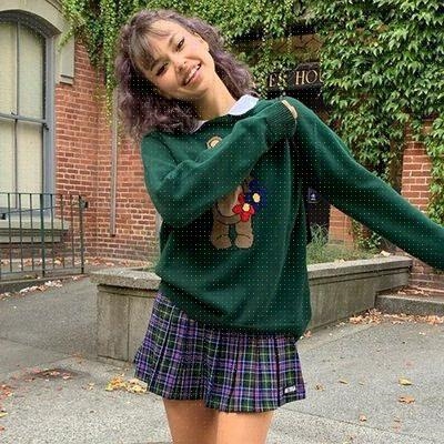 Panda Embroidery Loose Wool Ladies Knit Top