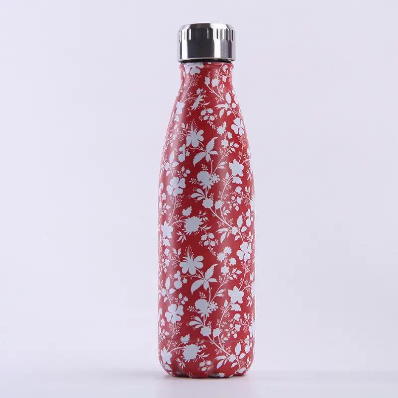 Stainless Steel Vacuum Flask Fashion Printing Vacuum Flask