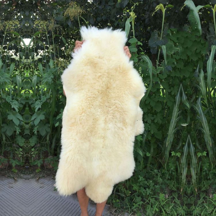 Household Whole Sheepskin Sofa Cushion Wool Blanket
