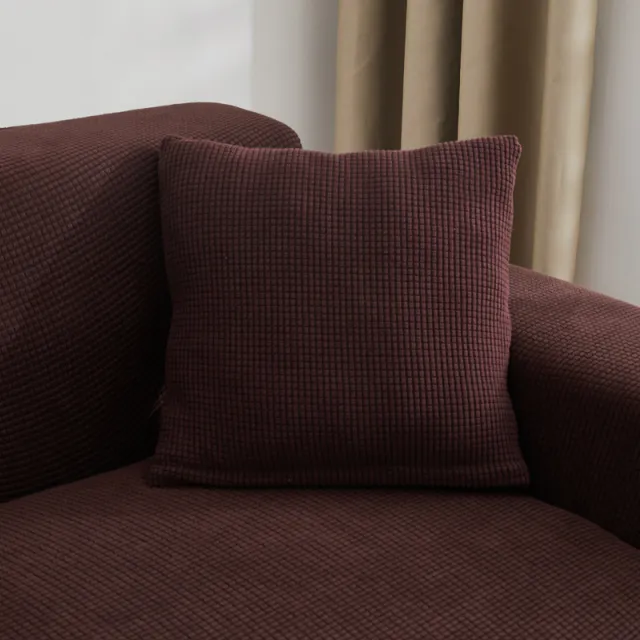 Solid color four seasons universal sofa cover Red Pillowcase - Shop at LoveMi