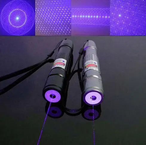 Laser Flashlight Green Blue Pointer Three-Color Shell