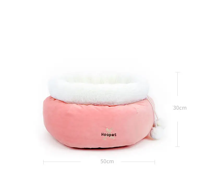 Warm Soft Plush Cat Cuddle Bed House