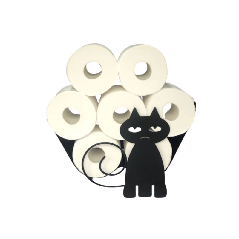 Cat Shape Kitchen and Bathroom Tissue Paper Storage Rack