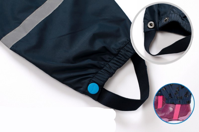 Double Layer Rain Pants Padded Waterproof Beach