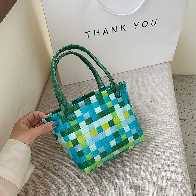Hand-Woven Bag Carrying Vegetable Basket - 3Style