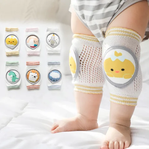 Baby Knee Pads Cartoon Accessories Doll Elbow Learning Set