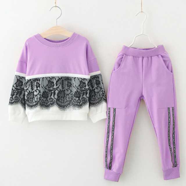Girls' Cozy Knitted Two-Piece Set