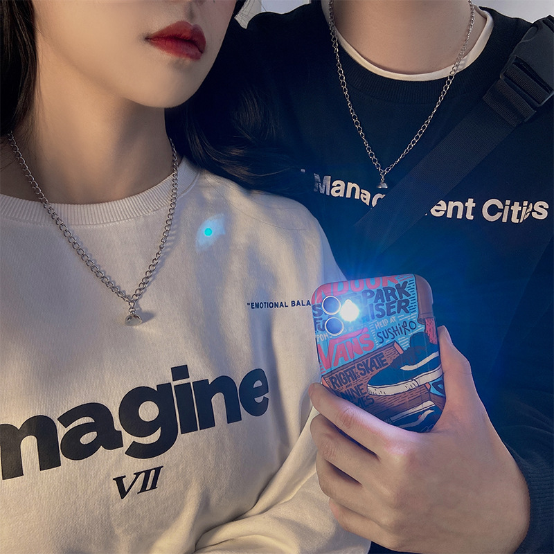 Men and Women Necklace Couple Magnetic Necklace