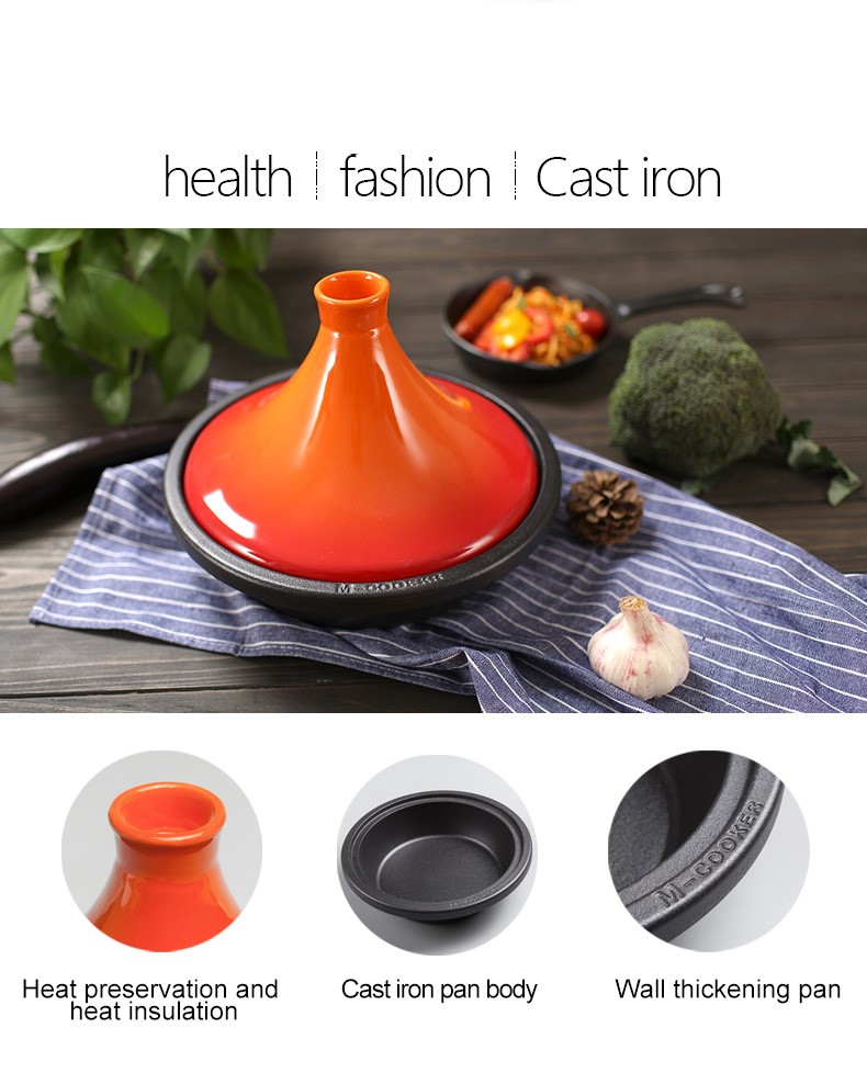 Claypot Rice Enamel Soup Pot Stove Universal
