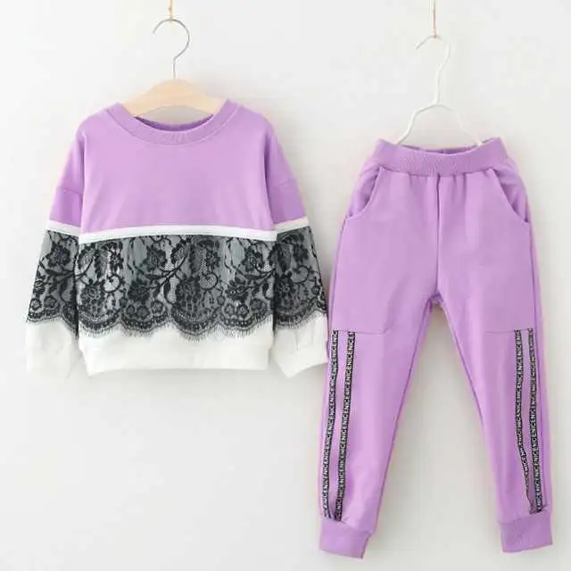 Irls Clothes Autumn Kids Pants Shirt Suit