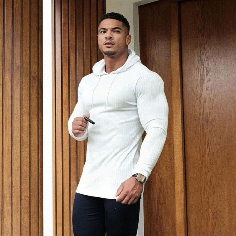 Pullover Fitness Hooded Training Bottoming Shirt