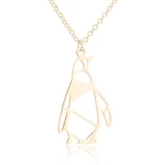 Cute And Adorable Little Animal Pendant Clavicle Chain - Gold - View 1