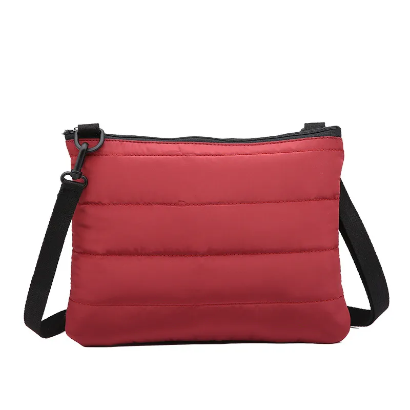 New Female Bag Korean Style Small Bag Fashion DownBag - Red