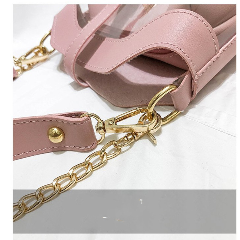 Korean Version Of The Chain Picture Bucket Bag Single Shoulder Oblique