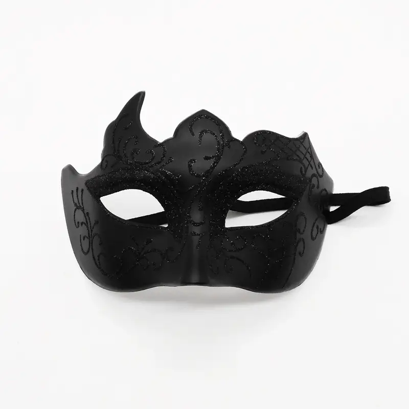 Party Bar Masquerade Flat Head Half Face Spray Paint