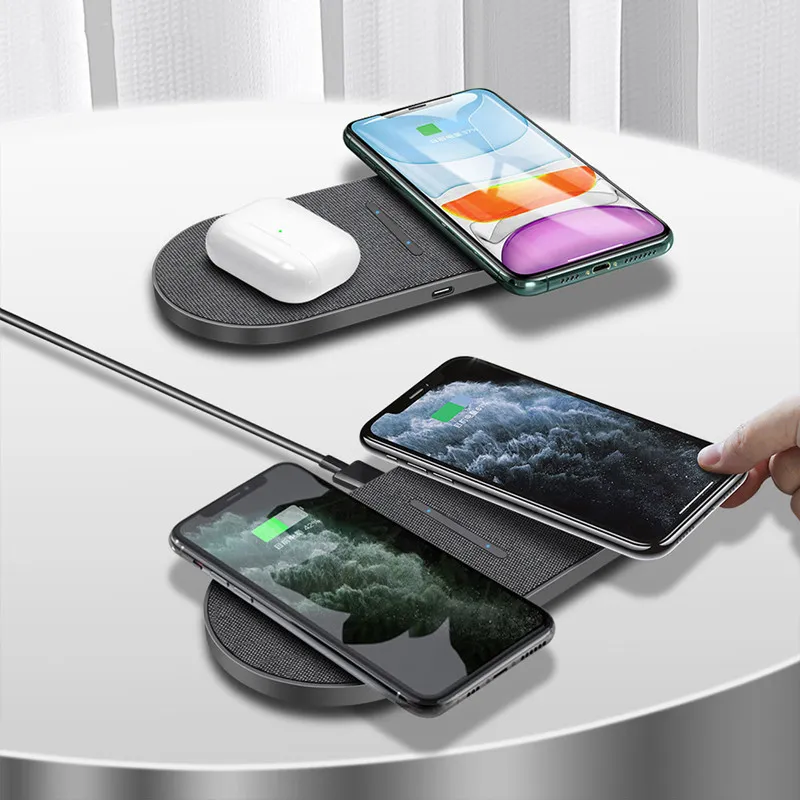 Wireless Charger 2 in 1 Pair 10W Quick Charge – image 2