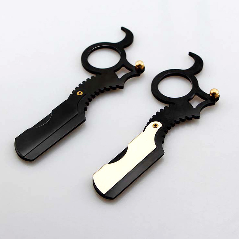 Vintage Manual Men's Stainless Steel Beard Holder