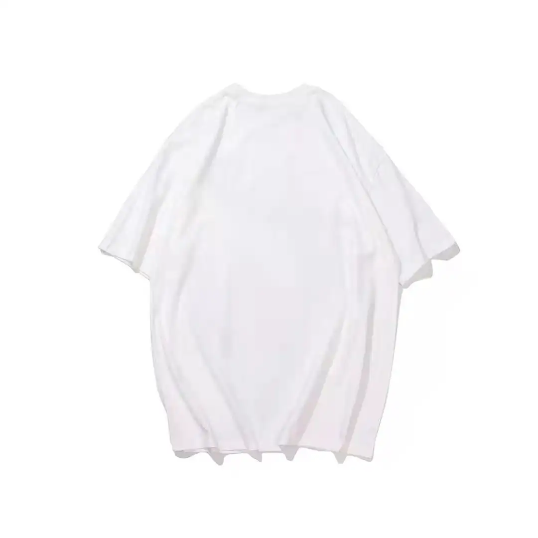 Dark Luminous Round Neck Street Fashion Couple Short Sleeves