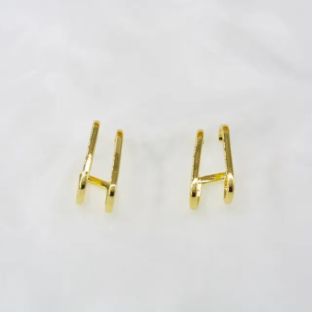 Earrings Temperament All Match Metal Individual Hook Earrings Gold - Shop at LoveMi