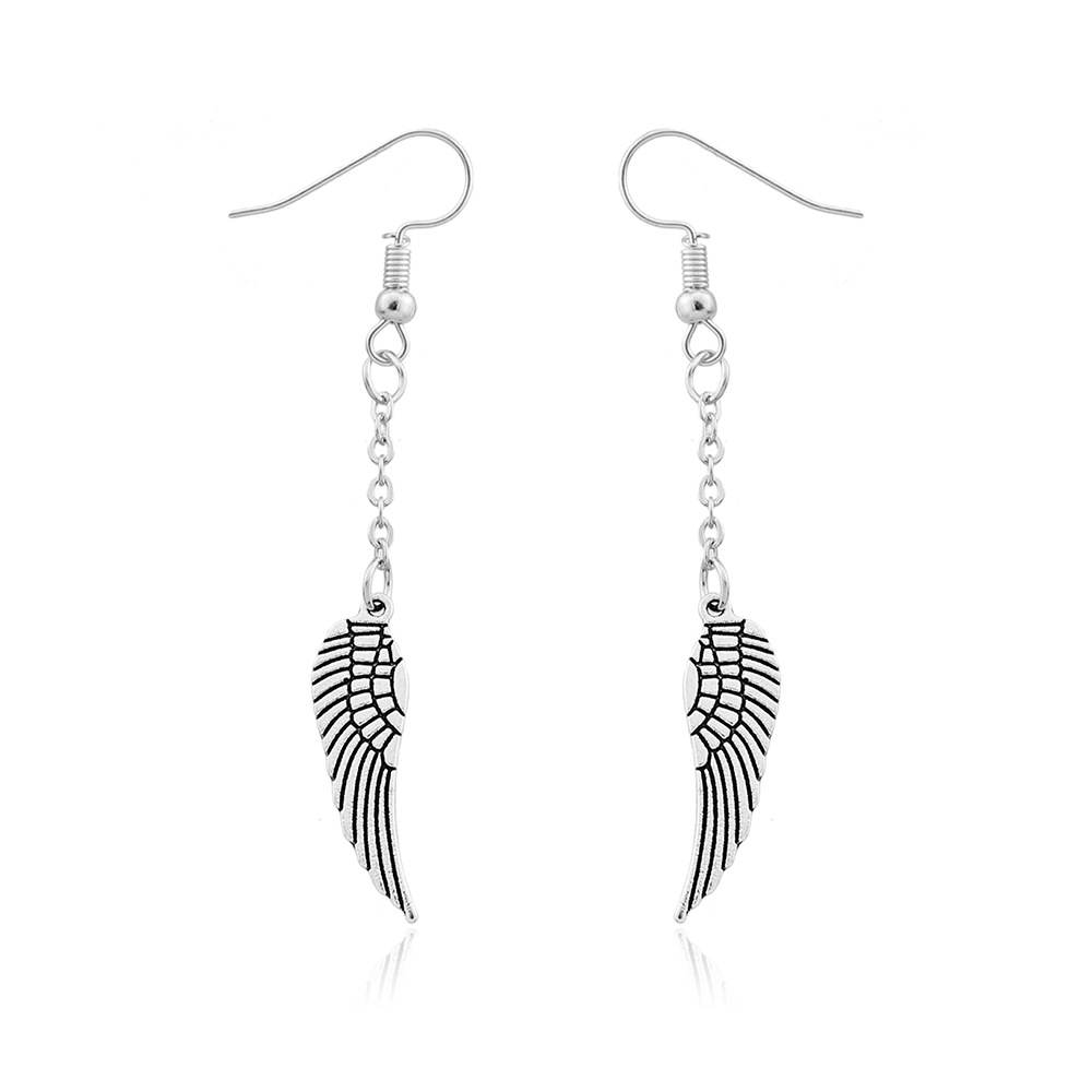 Fashion All-Match Angel Wings Wing Pendant Earrings