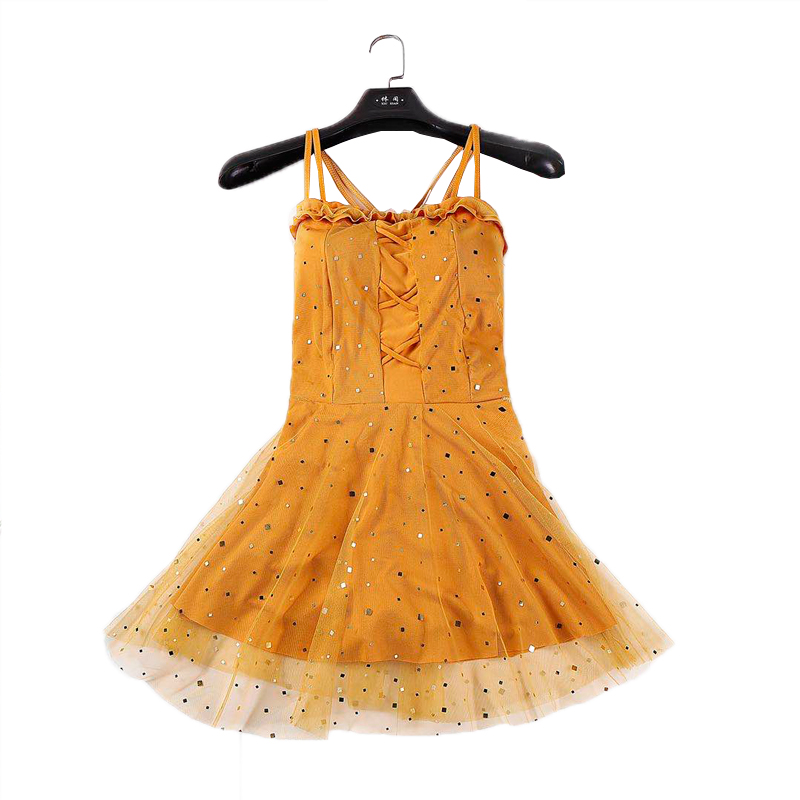 Swimsuit Women's One-Piece Skirt Conservative Small Chest