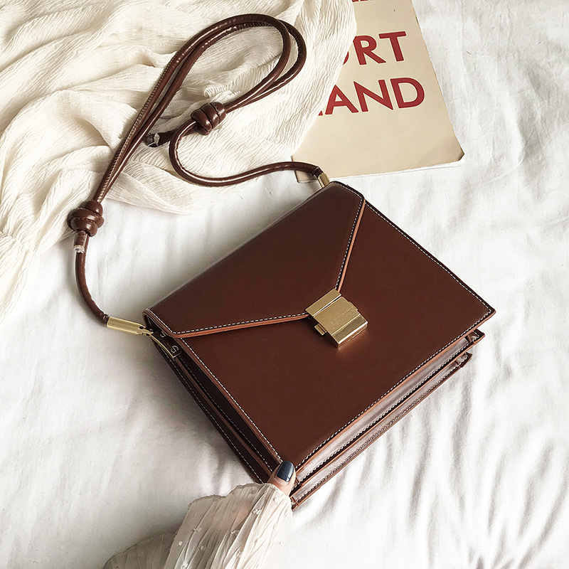 PU Lock Square Bag, picture 5 of 6