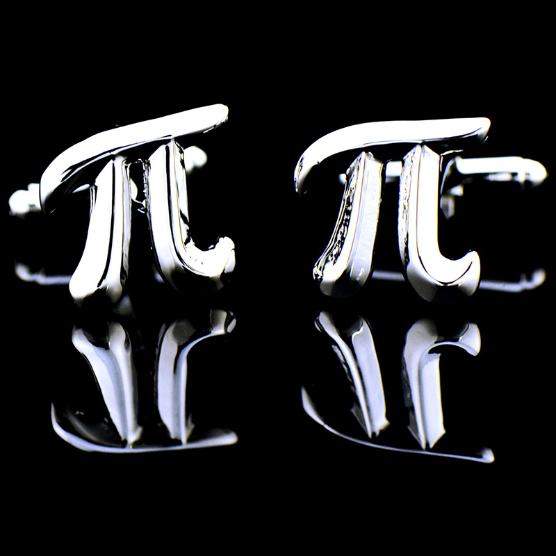 Greek Letter Pi Cufflinks, picture 3 of 3